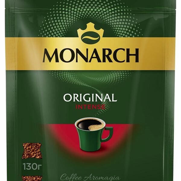 Кофе растворимый Monarch Original Intense натуральный сублимированный 130 г