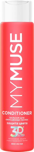 

Бальзам для окрашенных волос MyMuse Conditioner Защита Цвета и Увлажнение 400 мл