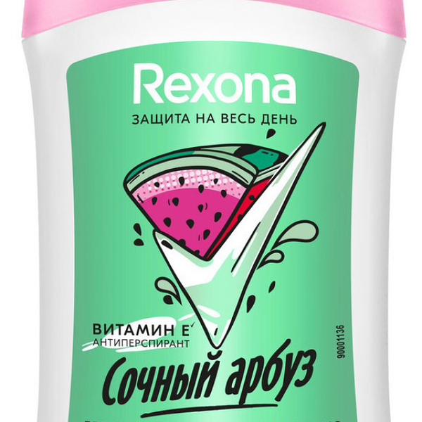 Дезодарант стик женский Rexona Сочный арбуз (антиперспирант) 40 мл