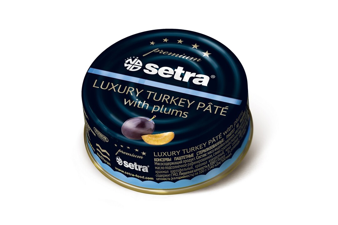

Паштет Setra из индейки с черносливом, 100г