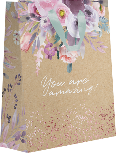 

Пакет подарочный 32x26.5x12.5 см 1 шт в ассортименте