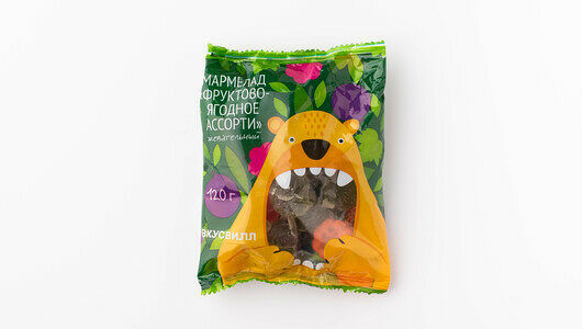 Мармелад жевательный Фруктово-ягодное ассорти