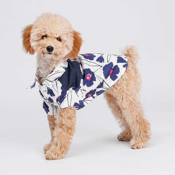 Футболка Petmax с синими цветами S