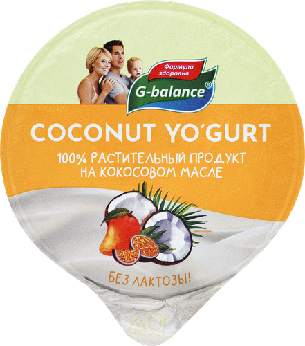 

Десерт G-Balance кокосовый с йогуртовой закваской манго-маракуйя 170 г