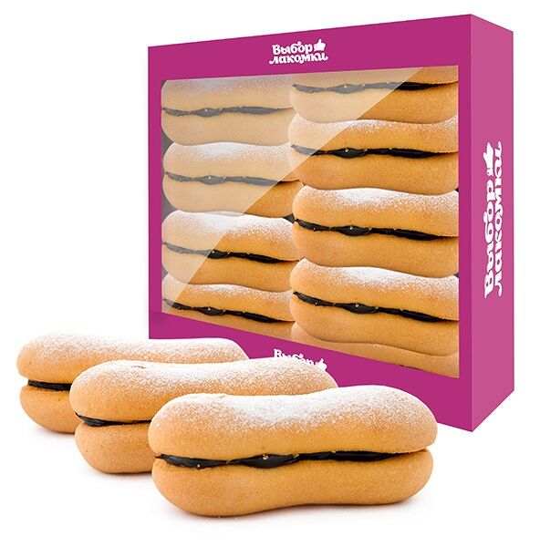 Печенье сдобное Выбор лакомки какао-орех