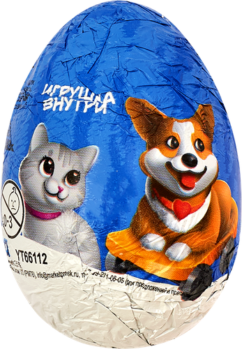 

Яйцо шоколадное СКЕЙТЕРЫ с игрушкой, 20г