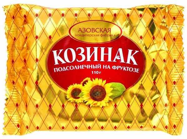 Козинак подсолнечный Азовская кондитерская фабрика на фруктозе 110 г