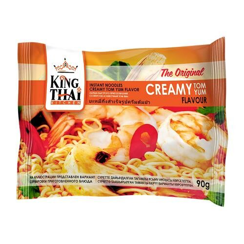 Лапша Kingthai Kitchen Сливочный Том Ям 90 г