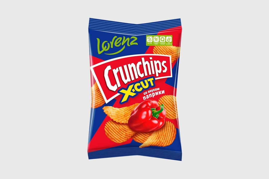 

Чипсы Crunchips X-Cut картофельные рифленые со вкусом паприки 70 г