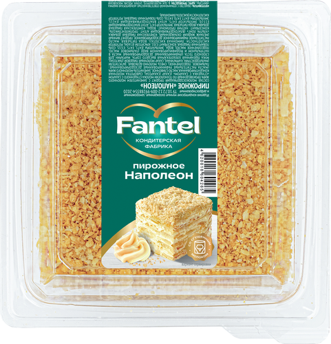 

Пирожное Fantel Наполеон 180 г
