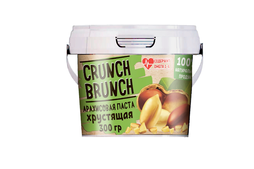 

Арахисовая паста Crunch Brunch Хрустящая