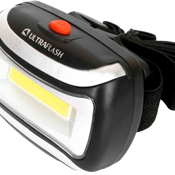 Фонарь налобный Ultraflash LED5380 COB LED 3 режима, 3 Вт