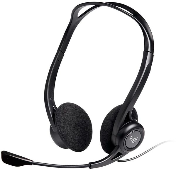 Гарнитура Накладная Logitech 960 USB , Black
