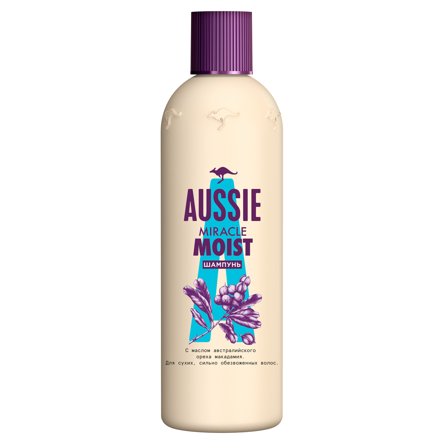 

Шампунь Miracle Moist для сухих и повреждённых волос, Aussie, 90 мл, Франция