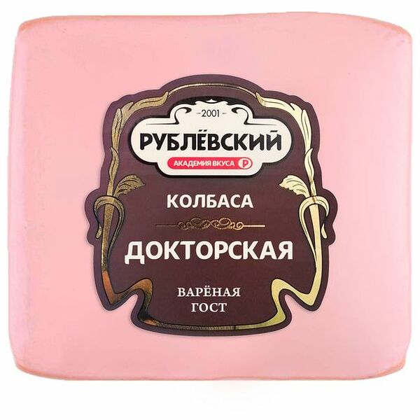 Колбаса варёная Рублёвский Докторская 400 г