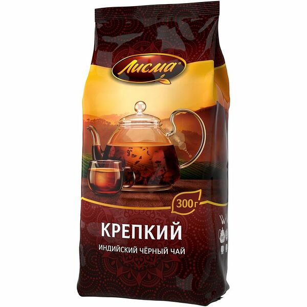 Чай черный Лисма Крепкий листовой