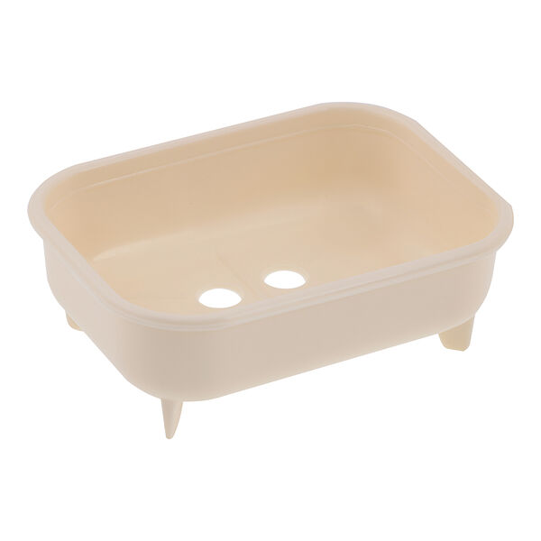 Мыльницы настольная пластик, пластик, молочный