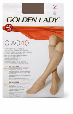 Гольфы женские Golden Lady Ciao 40 den Daino 2 пары