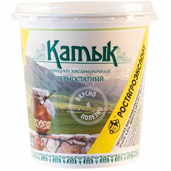 Продукт кисломолочный Катык термостатный Ростагроэкспорт 4% 300 г