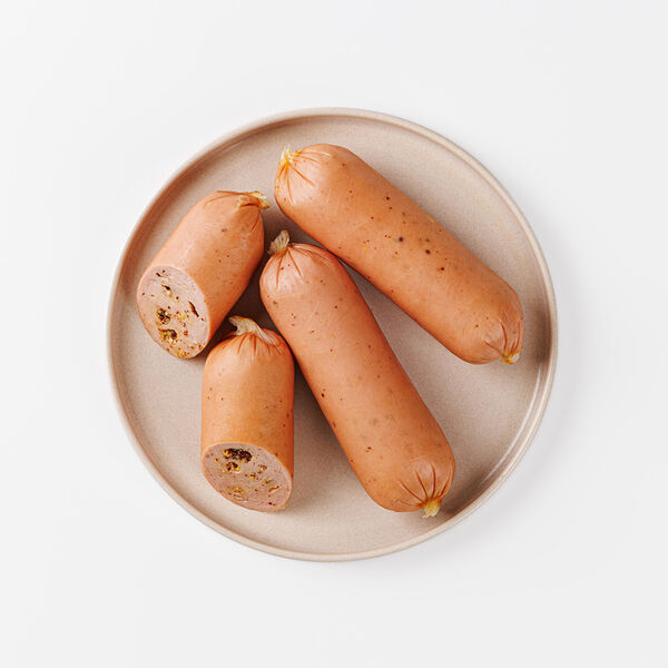 Сардельки с горчицей 