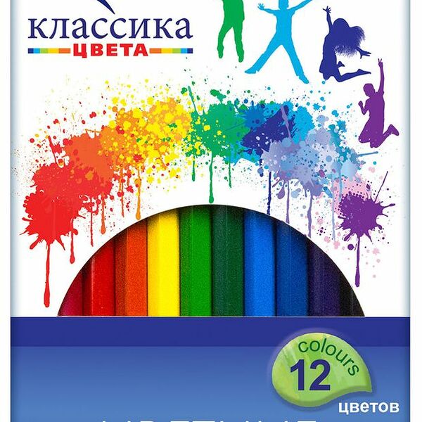 Цветные карандаши Луч 12цветов Классика
