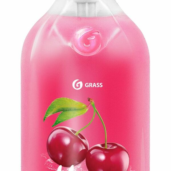 Крем-мыло жидкое увлажняющее Grass Milana Спелая черешня 500 мл