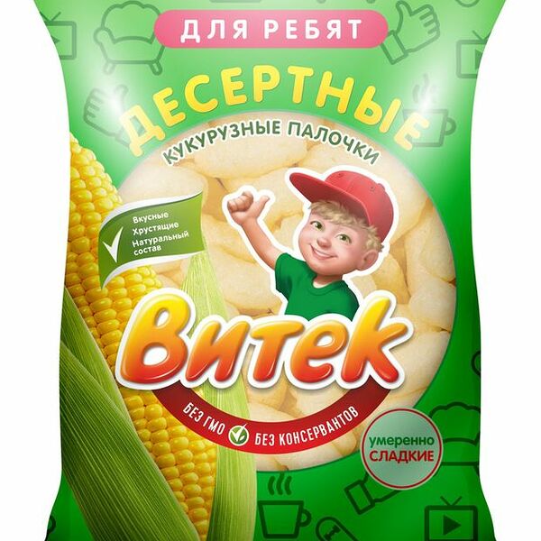 Кукурузные палочки Витек Десертные 60 г