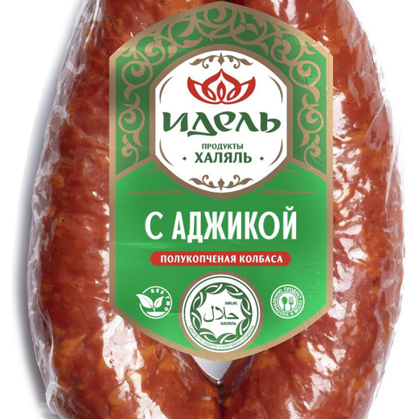 Колбаса п/к Ообая с аджикой