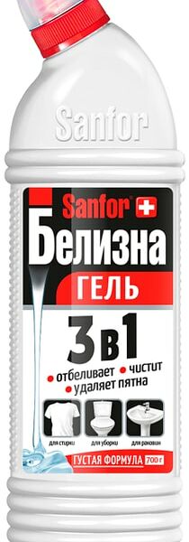 Средство чистящее Sanfor Белизна отбеливатель 700г