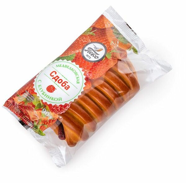 Сдоба Медведковская Пеко с клубникой 90 г