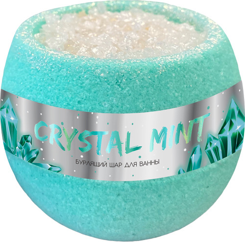 Шар для ванн Fabrik Cosmetology Crystal Mint бурлящий 210 г