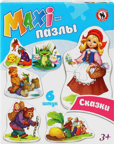 Игра детская настольная Русский стиль Макси-пазлы, Арт. 2540 1 шт игра в ассортименте