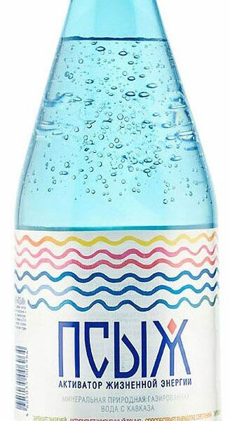Вода минеральная Псыж газированная 1л