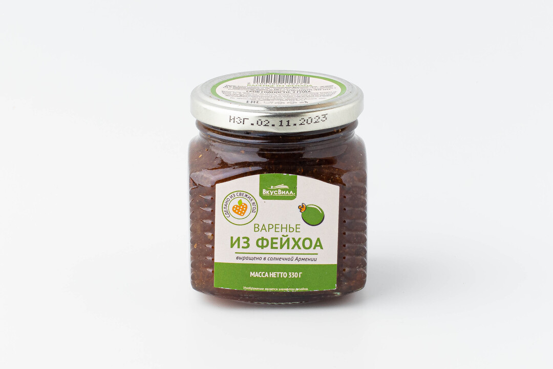 

Варенье ВкусВилл из фейхоа, 330 г