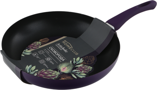 

Сковорода Homeclub Artichoke 26 см, антипригарное покрытие, штампованный алюминий, цвет в ассортименте