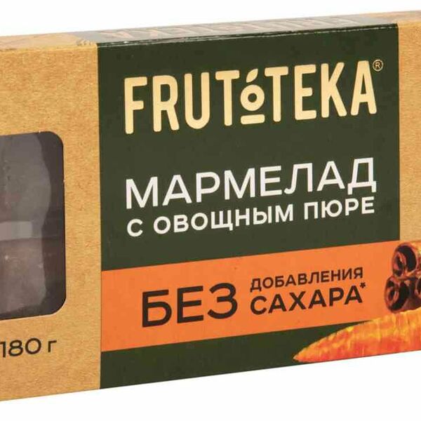 Мармелад желейно-овощной Frutoteka с овощным пюре без сахара