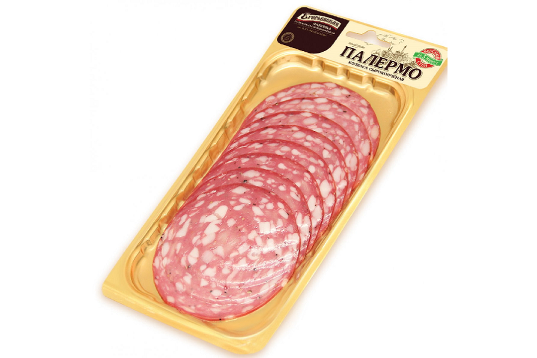 

Колбаса сырокопченая Егорьевская Палермо нарезка 100 г