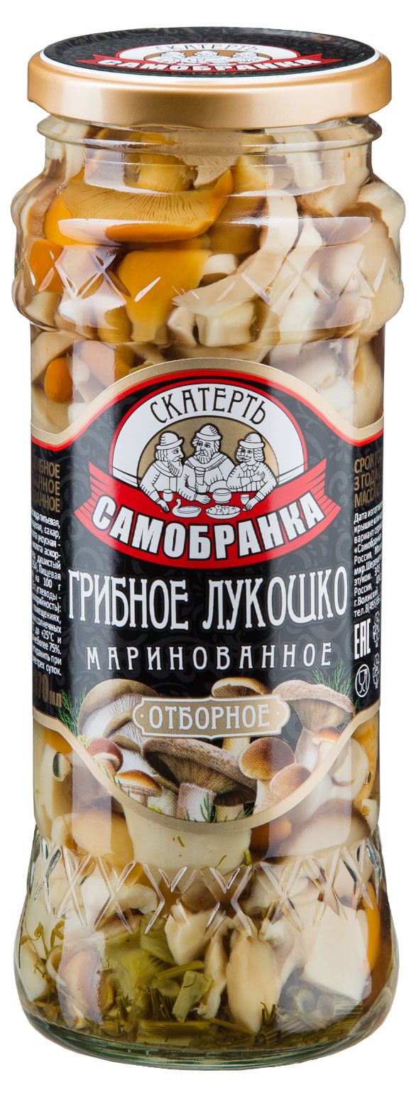 

Грибы Скатерть-Самобранка Грибное лукошко маринованные 370 мл