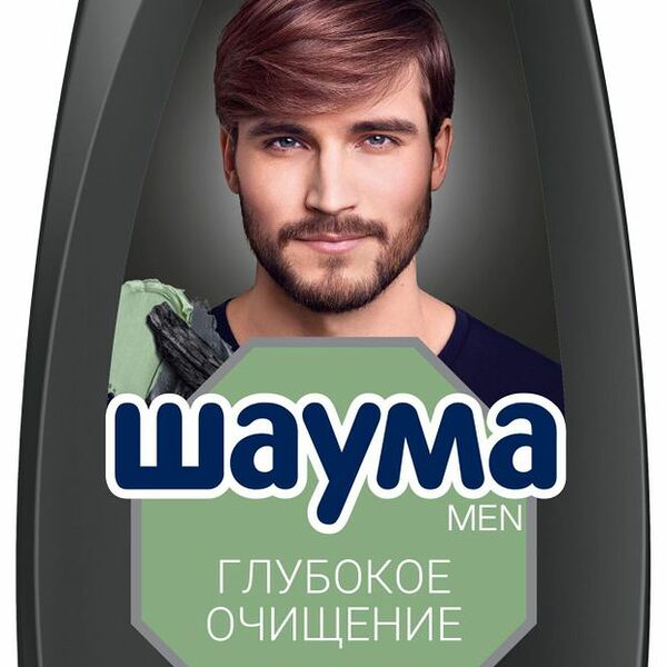 Шампунь для волос Шаума Men Глубокое Очищение 3в1