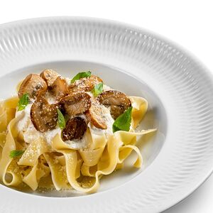 Паста "Альфредо" с грибами