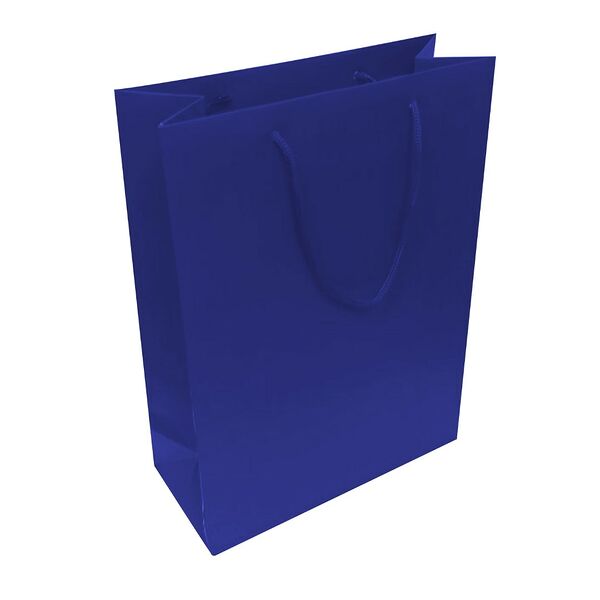 Пакет подарочный однотонный матовый, 26х36х11.5 см, в ассортименте