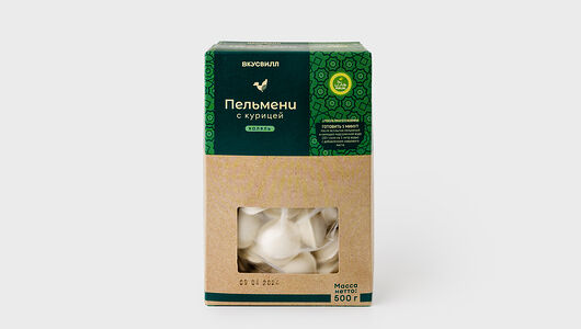 Пельмени с курицей халяль, 500 г(Продукт замороженный)