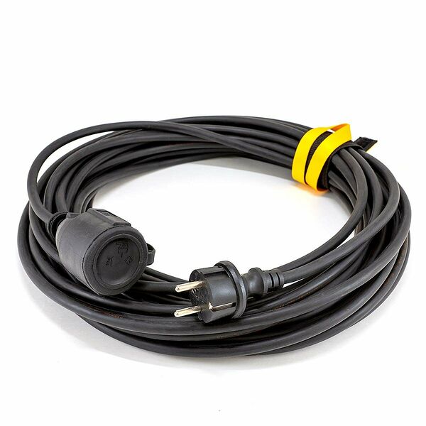 Удлинитель КОМУС КГ 3х1,5кв.мм. 20м 16А с заземлением, с заглушкой, IP44