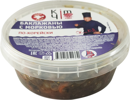 

Баклажаны с морковью Kimчi по-корейски, 300г