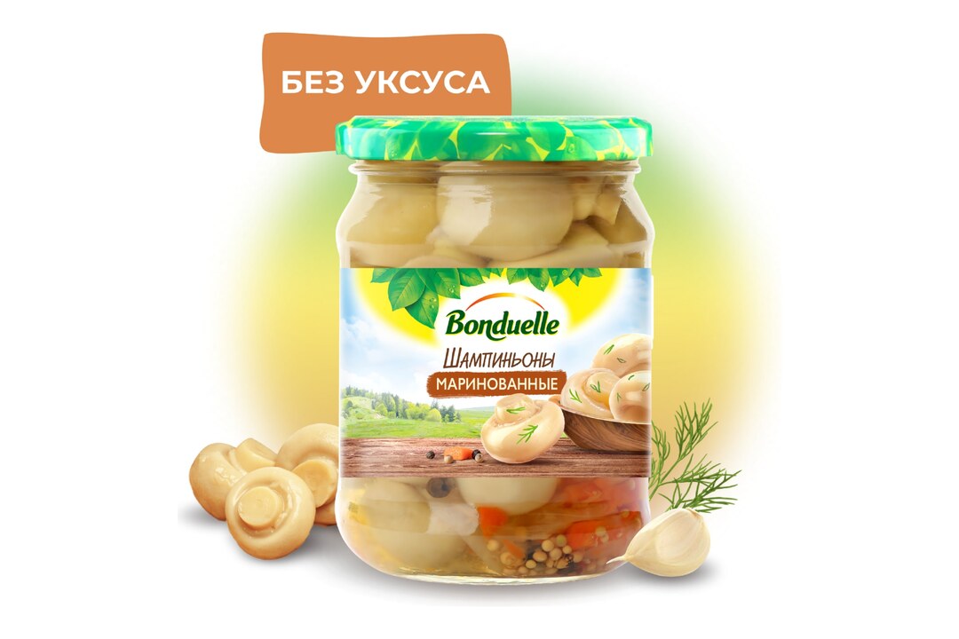 

Шампиньоны Бондюэль маринованные 500 г