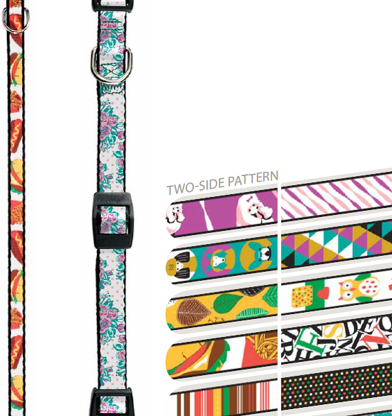 Ferplast ошейник нейлоновый Fantasia C15/32 для мелких собак и кошек 23-35см*15мм в ассортименте 1 шт