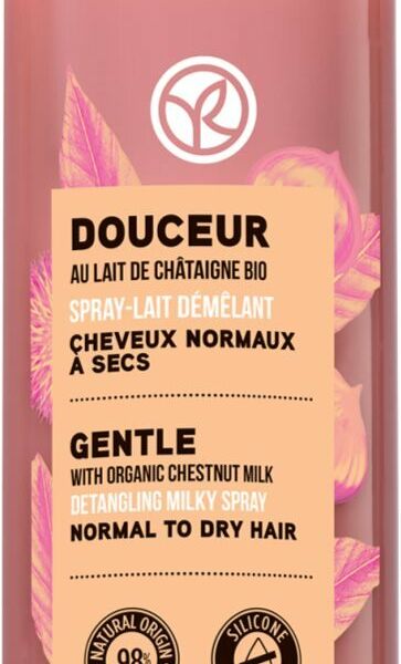 Молочко-спрей для нормальных и сухих волос Yves Rocher Нежность для легкого расчесывания с молочком Каштана 150 мл
