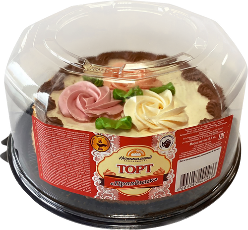 Торт ХК НИЖНЕКАМСКИЙ Праздник, 500г