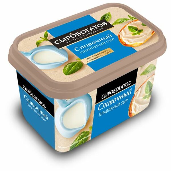 Сыр плавленый Сыробогатов Сливочный 50%