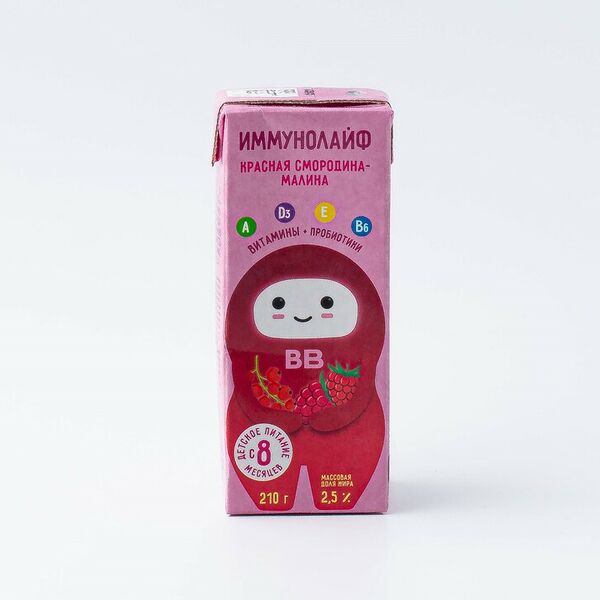 Иммунолайф Красная смородина-малина 2,5%